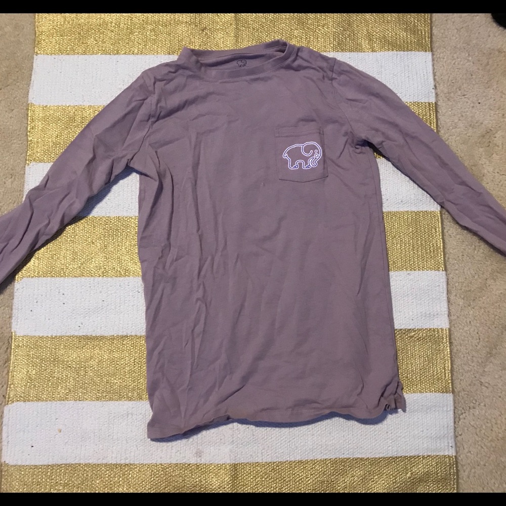 Ivory Ella Long Sleeve T-Shirt Purple